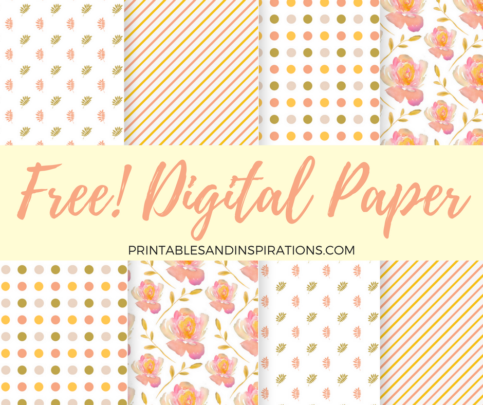 Free Digital Paper For Scrapbooking And More Projects Printables And Inspirations