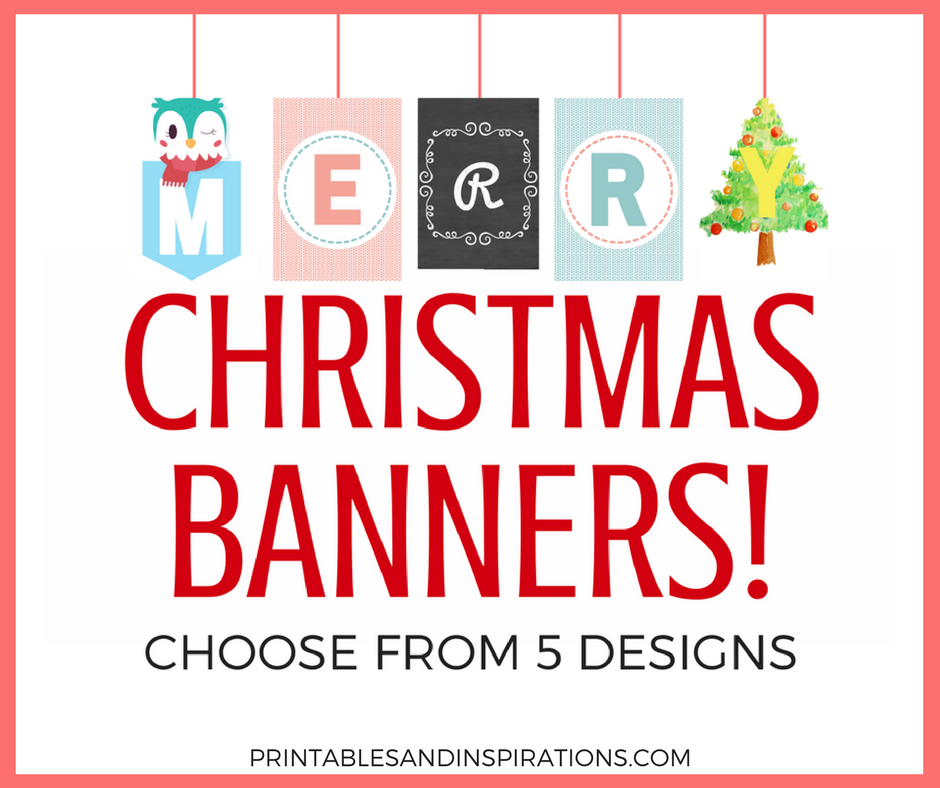 Printable Christmas Banners Free