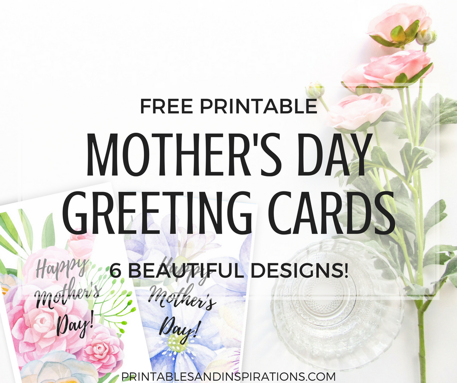 Free Printable Mothers Day Cards With Beautiful Flowers Printables And Inspirations