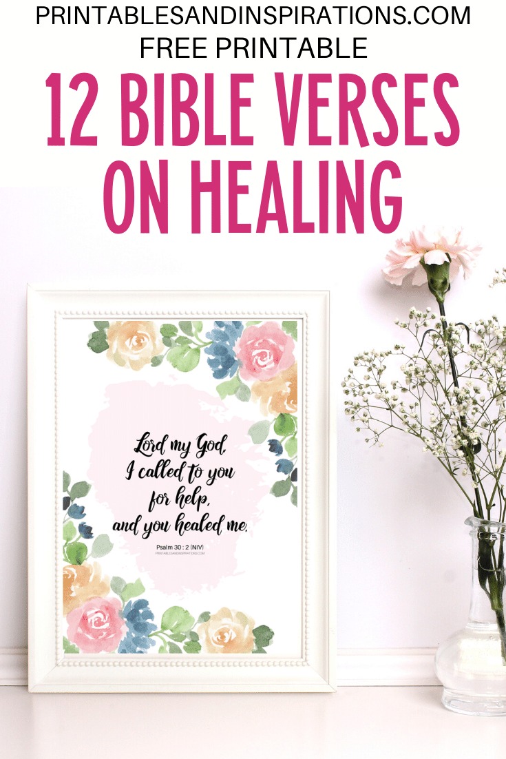 12 Free Printable Bible Verses On Healing - Printables And Inspirations