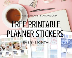 List Of Free Planner Stickers - complete list of all the free printable planner stickers that I will use this year. #printablesandinspirations #planneraddict #bulletjournal #freeprintable