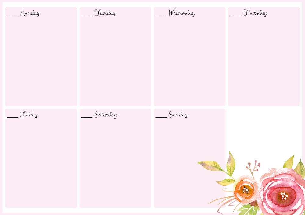 Free Printable Weekly Planner List For 2024 - Printables And Inspirations