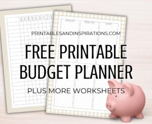 Free Printable 2025 Budget Planner #bulletjournal #freeprintable #billstracker #expensetracker #budgettracker #budgetplanner #diyplanner